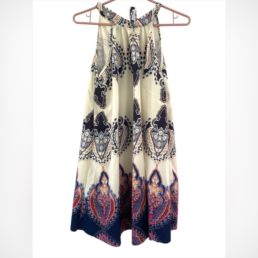 SHEIN Cream A-Line Maxi Skirt Pleated Resort Wear